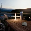 SIGOR battery table lamp NUINDIE POCKET USB-C up / down, with USB connection, CCT Switch, with touch dimmer IP54, snow white dimmable