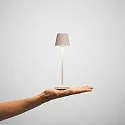 SIGOR battery table lamp NUINDIE POCKET USB-C up / down, with USB connection, CCT Switch, with touch dimmer IP54, dune beige dimmable
