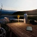 SIGOR Lámpara de mesa a pilas NUINDIE POCKET USB-C Arriba-Abajo, con conexión USB, CCT Switch, con regulador táctil IP54