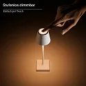 SIGOR battery table lamp NUINDIE POCKET USB-C up / down, with USB connection, CCT Switch, with touch dimmer IP54, fog grey dimmable