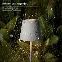 SIGOR battery table lamp NUINDIE POCKET USB-C up / down, with USB connection, CCT Switch, with touch dimmer IP54, fog grey dimmable