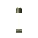 battery table lamp NUINDIE POCKET USB-C up / down, with USB connection, CCT Switch, with touch dimmer IP54, pine green dimmable