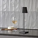 SIGOR battery table lamp NUINDIE USB-C up / down, with USB connection, CCT Switch, with touch dimmer IP54, night black dimmable