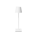 battery table lamp NUINDIE USB-C up / down, with USB connection, CCT Switch, with touch dimmer IP54, snow white dimmable