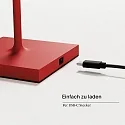 SIGOR Lámpara de mesa a pilas NUINDIE USB-C Arriba-Abajo, con conexión USB, CCT Switch, con regulador táctil IP54