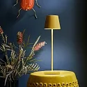 SIGOR battery table lamp NUINDIE USB-C up / down, with USB connection, CCT Switch, with touch dimmer IP54, sunny yellow dimmable