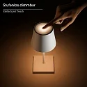 SIGOR battery table lamp NUINDIE MINI USB-C up / down, with USB connection, CCT Switch, with touch dimmer IP54, snow white dimmable