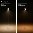 SIGOR battery floor lamp NUINDIE USB-C up / down, with USB connection, CCT Switch, with touch dimmer IP54, snow white dimmable