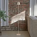 SIGOR battery floor lamp NUINDIE USB-C up / down, with USB connection, CCT Switch, with touch dimmer IP54, dune beige dimmable