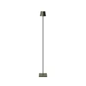 battery floor lamp NUINDIE USB-C up / down, with USB connection, CCT Switch, with touch dimmer IP54, pine green dimmable