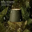 SIGOR battery floor lamp NUINDIE USB-C up / down, with USB connection, CCT Switch, with touch dimmer IP54, pine green dimmable