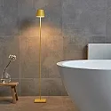 SIGOR battery floor lamp NUINDIE USB-C up / down, with USB connection, CCT Switch, with touch dimmer IP54, sunny yellow dimmable