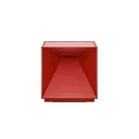 battery table lamp NUTALIS 10X10CM cube shape, CCT Switch, with touch dimmer, with charger IP54, fire red dimmable