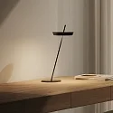 Lámpara de mesa a pilas MAHINA USB-C (L) CCT Switch, con regulador táctil IP20, negro regulable