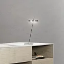 SIGOR Lámpara de mesa a pilas MAHINA USB-C (L) CCT Switch, con regulador táctil IP20, cromo regulable