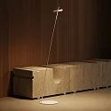 SIGOR battery floor lamp MAHINA USB-C (L) CCT Switch, with touch dimmer IP20, white dimmable
