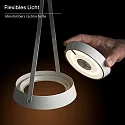 SIGOR battery pendant luminaire MAHINA USB-C (L) CCT Switch, with touch dimmer IP20, white dimmable