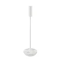 battery table lamp NUCANDLE with touch dimmer IP54, glossy, white dimmable