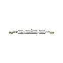 Tubo de halógeno R7s 118mm HALOGEN QT-DE12 regulable, a prueba de golpes R7s 80W 1200lm 2900K 360° CRI 99 regulable