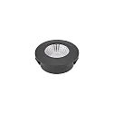 recessed luminaire DILED 60 flat, rigid, Dim-To-Warm IP30, black dimmable 5W 300lm 2100-2700K 36° 36° CRI 95