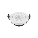 Luminaria empotrable DILED 68 giratorio, Dim-To-Warm IP30, blanco regulable 6W 360lm 2100-2700K 36° 36° CRI 95