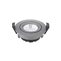 Luminaria empotrable DILED 68 giratorio, Dim-To-Warm IP30, antracita regulable 6W 360lm 2100-2700K 36° 36° CRI 95