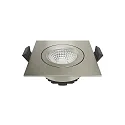 Luminaria empotrable DILED angular IP20, acero regulable 6W 370lm 2700K 45° 45° CRI 95