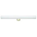 LED Linear lamp LUXAR single based 827, 230V, Ø 3cm / L 30cm, S14d, 7W 2700K 500lm 270°, not dimmable, opal