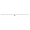 LED Linear lamp LUXAR single based 827, 230V, Ø 3cm / L 50cm, S14d, 9W 2700K 700lm 270°, not dimmable, opal
