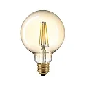 Bombilla filamento Globe GLOBE G95 GOLD G95 regulable E27 7W 806lm 2500K 300° CRI 80 regulable