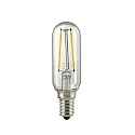 LED Filament light bulb TUBE T25, 230V, Ø 2.5cm / L 9.7cm, E14, 2.5W 2700K 250lm 300°, dimmable, clear