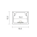 Perfil de montaje HV230, aluminio