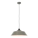 Luminaria colgante NOVÉ semicircular E27 IP20, verde regulable