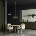 pendant luminaire NOVÉ half round E27 IP20