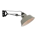 Luminaria de pared NOVÉ giratorio, inclinable E27 IP20, verde, negro regulable