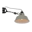 Mexlite Luminaria de pared NOVÉ giratorio, inclinable E27 IP20, verde, negro regulable