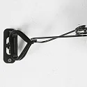 Mexlite Luminaria de pared NOVÉ giratorio, inclinable E27 IP20, verde, negro regulable