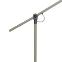 Mexlite Luminaria de pedestal NOVÉ giratorio, inclinable E27 IP20, verde regulable