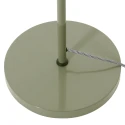 Mexlite Luminaria de pedestal NOVÉ giratorio, inclinable E27 IP20, verde regulable
