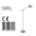 Mexlite Luminaria de pedestal NOVÉ giratorio, inclinable E27 IP20, verde regulable