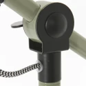 Mexlite Luminaria de pedestal NOVÉ giratorio, inclinable E27 IP20, verde regulable