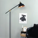 Mexlite Mexlite Floor lamp NOVÉ, 1 flame, black