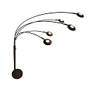 Mexlite Luminaria de pedestal SYNNA IP20, regulable
