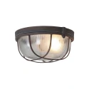 Mexlite Ceiling luminaire LISANNE, 1 flame, brown