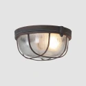 Mexlite Mexlite Ceiling luminaire LISANNE, 1 flame, brown
