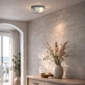Mexlite Mexlite Ceiling luminaire LISANNE, 1 flame, grey