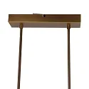 Steinhauer Steinhauer Pendant luminaire ZELENA LED, 3 flames, bronze