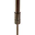 Steinhauer Steinhauer Pendant luminaire ZELENA LED, 3 flames, bronze