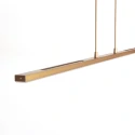 Steinhauer Luminaria colgante ZELENA de 3 llamas IP20, dorado regulable