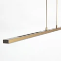 Steinhauer Luminaria colgante ZELENA de 3 llamas IP20, dorado regulable